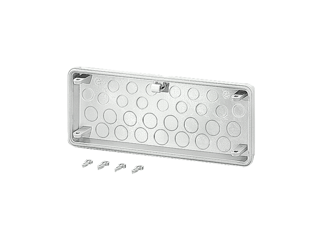 Flange med udslagsblanketter (15 x M16, 15 x M20), 300x25 mm