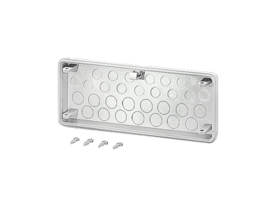 Flange med udslagsblanketter (15 x M16, 15 x M20), 300x25 mm