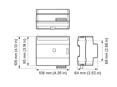 Dynalite DDBC120-DALI-2 Multimaster controller m.  1 Dali bus.