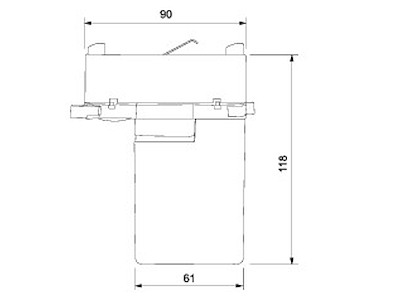 Casambi DCS_DALI for track, 80 mA, 1 eller 8 gruppe, hvid