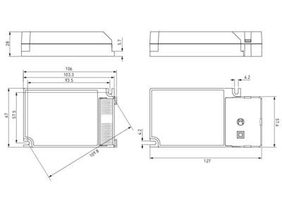 Helvar LED driver LC1x30-E-DA (DALI)