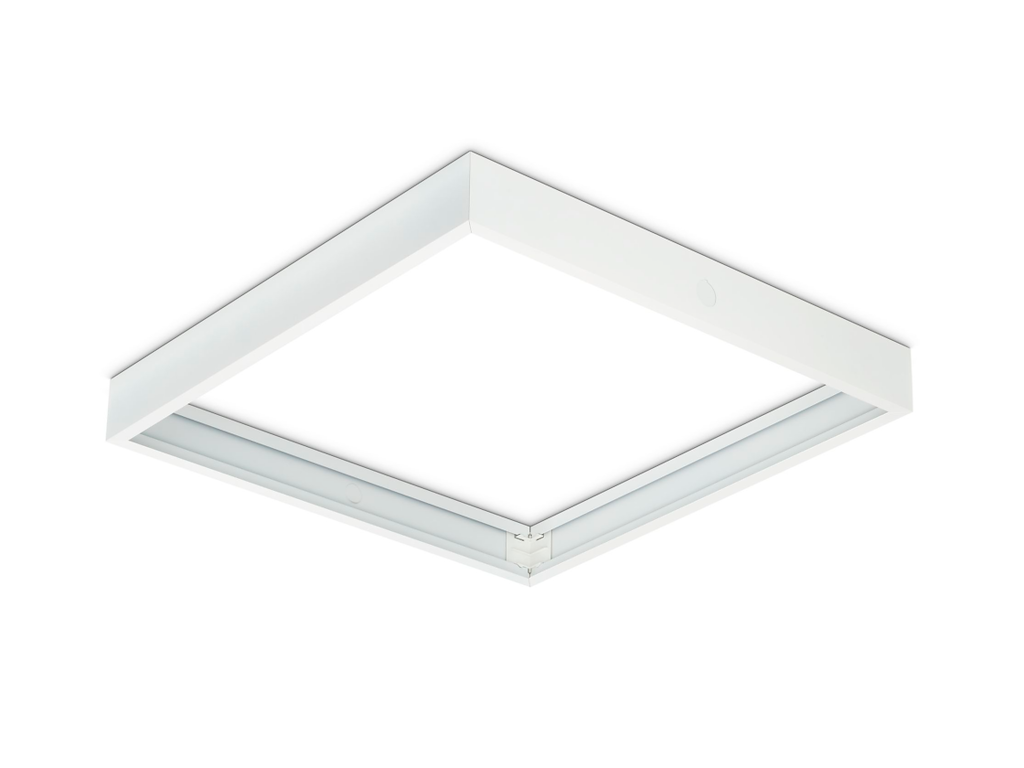 Ledinarie/CoreLine påbygningsramme RC159Z, 616x616x79 mm - Hvid