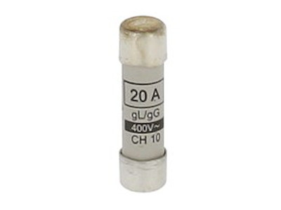 Cylindersikring 10X38 20A gL/gG 400V
