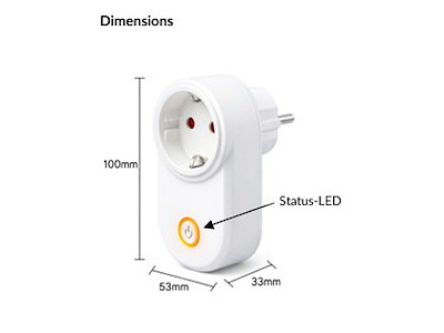 Casambi Smart Plug DIMswitch - Hvid