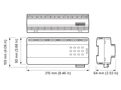 Dynalite DDBC1200 Broadcast modul m. 12 Dali kanaler.