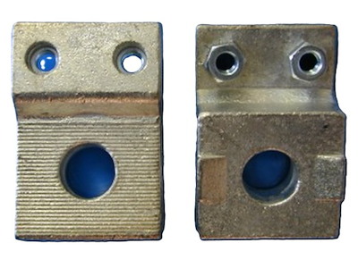 Hensel kontaktplade med 15,5mm forbindelse
