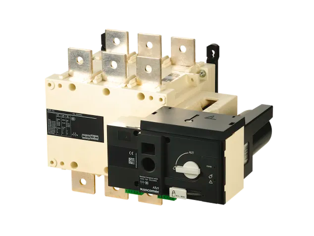 Socomec ATyS r fjernbetjent omskifter, 3P 630A