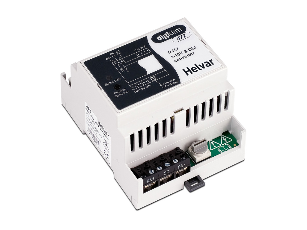 Helvar Digidim 472 konverter, 1 kanal