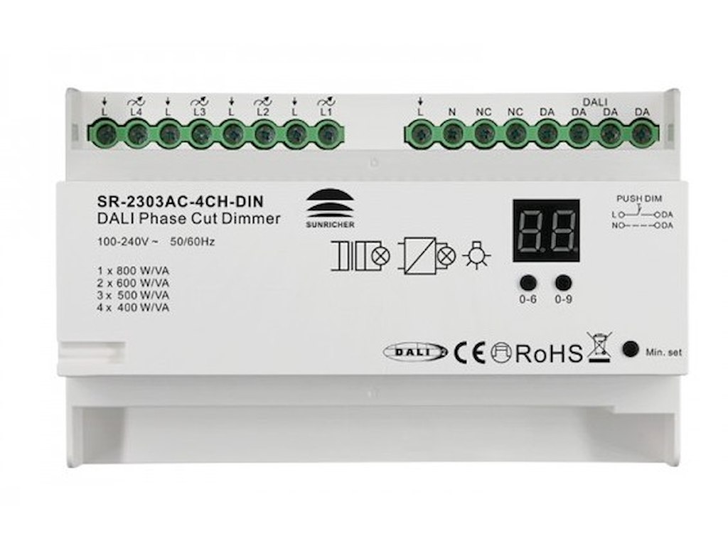 Dali lysdæmper DD1600 4-kanal