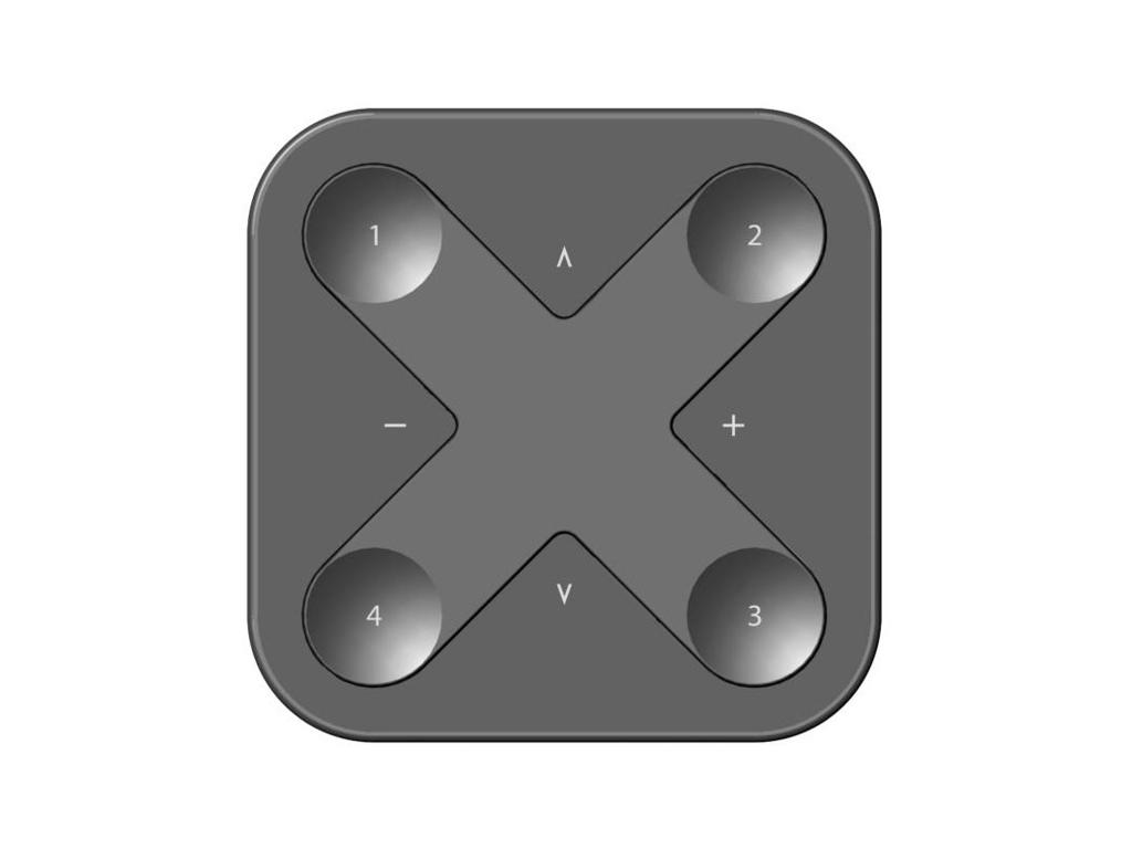 Casambi Xpress trådløst panel LR (Long Range) - Sort