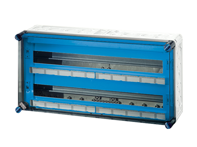 Hensel Mi kasse med DIN-skinne 56M (2x28)