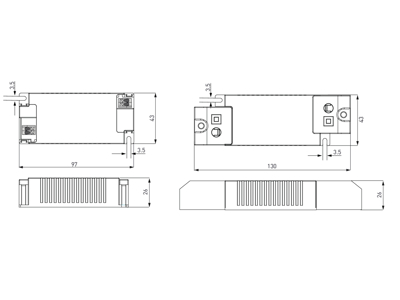 Helvar LED mini driver LC30MINI-CC-700 (ON/OFF)