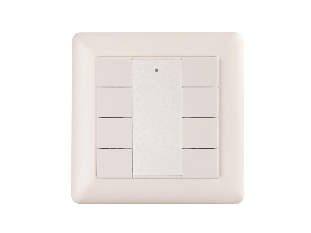 Helvar DALI-2 148WD2 panel med 8 tryk - Hvid