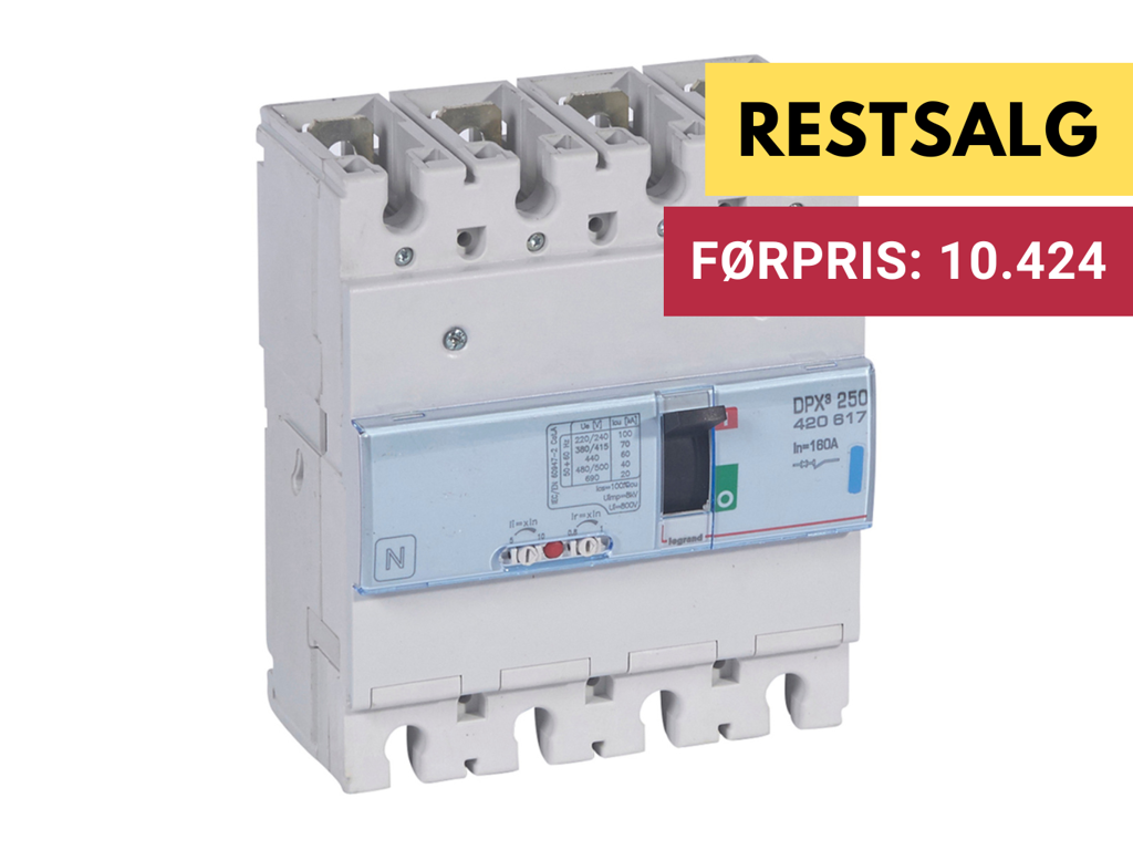 Legrand Maksimalafbryder DPX3 250, 160A 4pol
