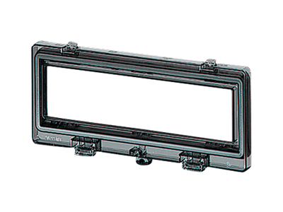 Klaprude til 12 moduler, 112x249x15 mm