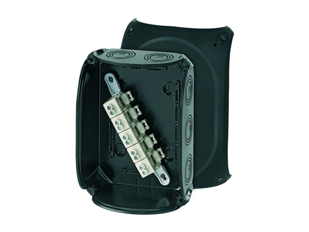 KVIK 210x155mm Sort M25-40 5x4-10mm² 