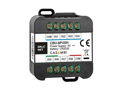Casambi Bluetooth inputmodul CBU-8PUSH