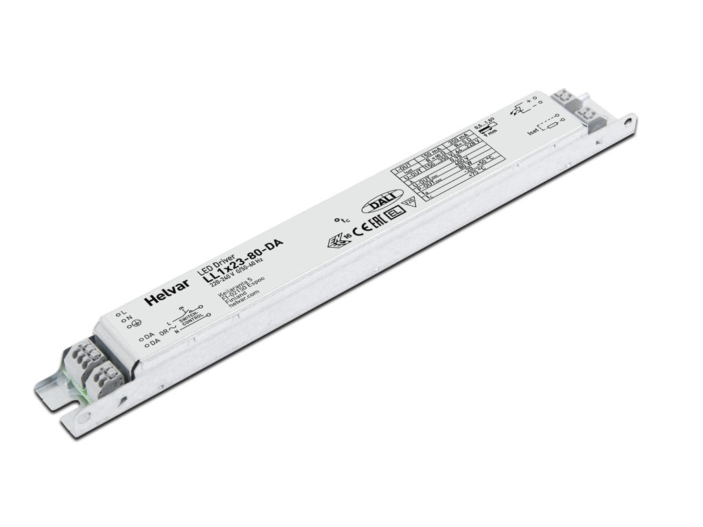 Helvar LED driver LL1x23-80-DA (DALI)