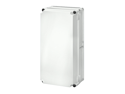 Hensel Mi kasse 600x300x214 mm - gråt hængslet låg