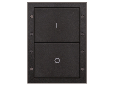 Helvar DALI 131B panel med 2 tryk - Antracitgrå