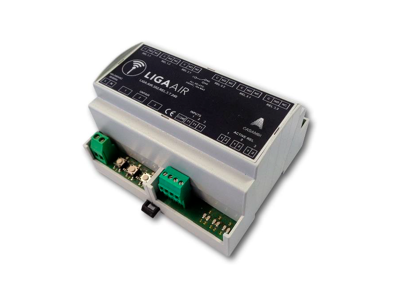 Casambi LIGA.AIR relæ med 3x2 relæer 10A + 3 trykindgange 