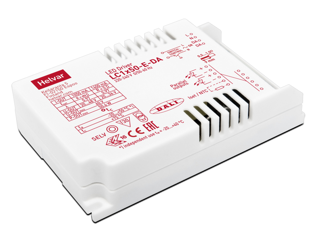 Helvar LED driver LC1x50-E-DA (DALI)