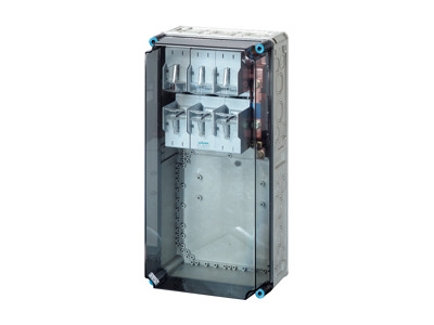 Mi kasse med 1xHRC2 sikringselement 400A 3P, ln=400A, t/kombination