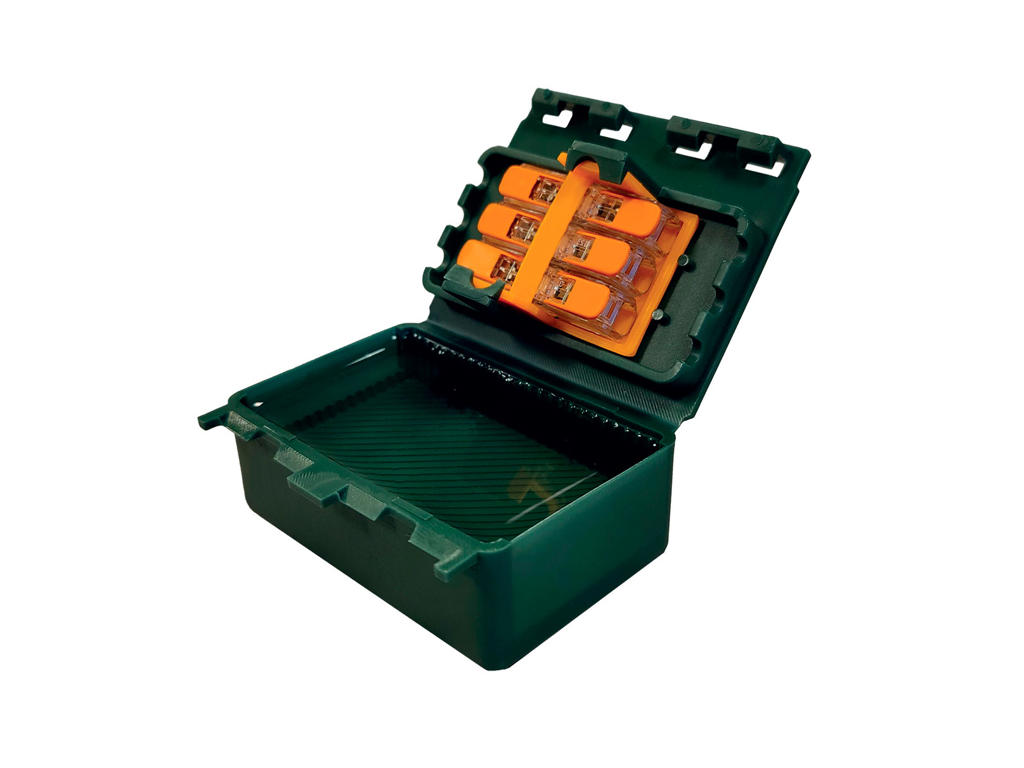 Raytech samledåse med gel, 67x50x28 mm, IP68 - Grøn