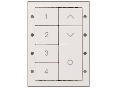 Helvar DALI 135W panel med 7 tryk - Hvid