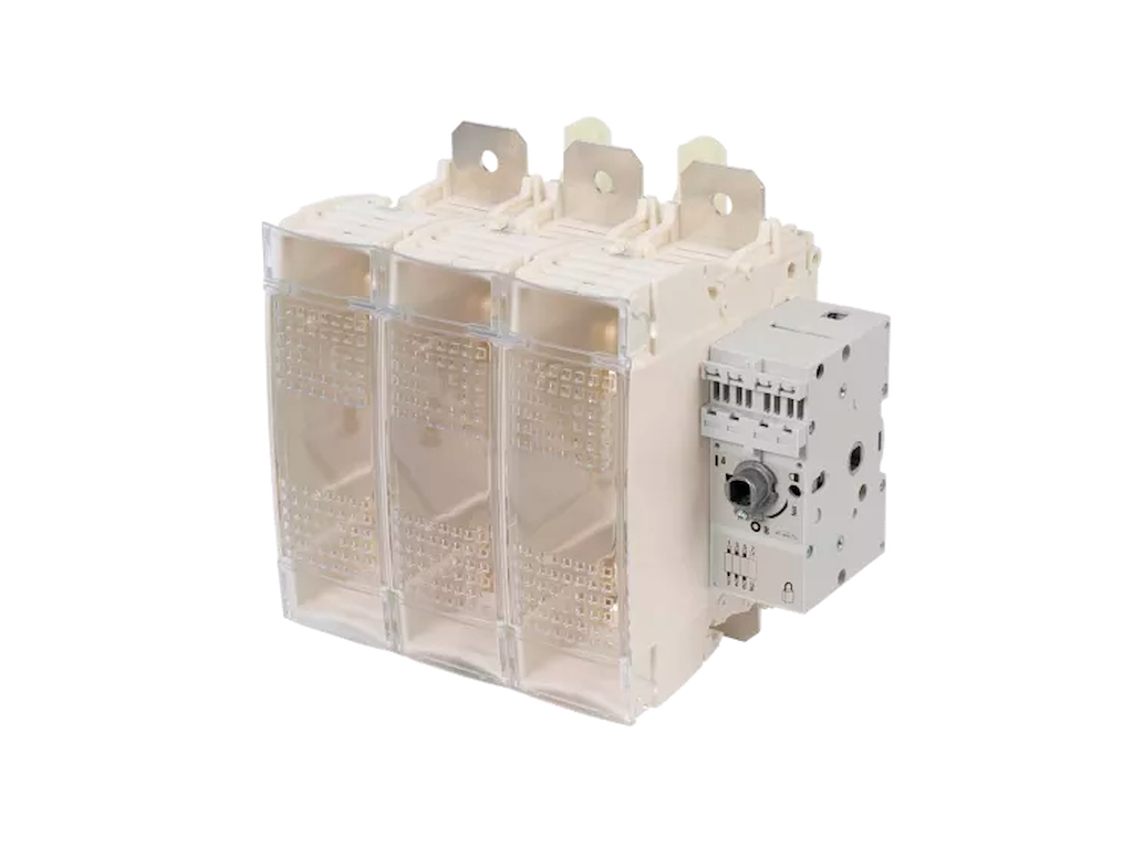 Socomec sikringsbryder NH2 sikringer, 3P 400A - Frontbetjening højre side