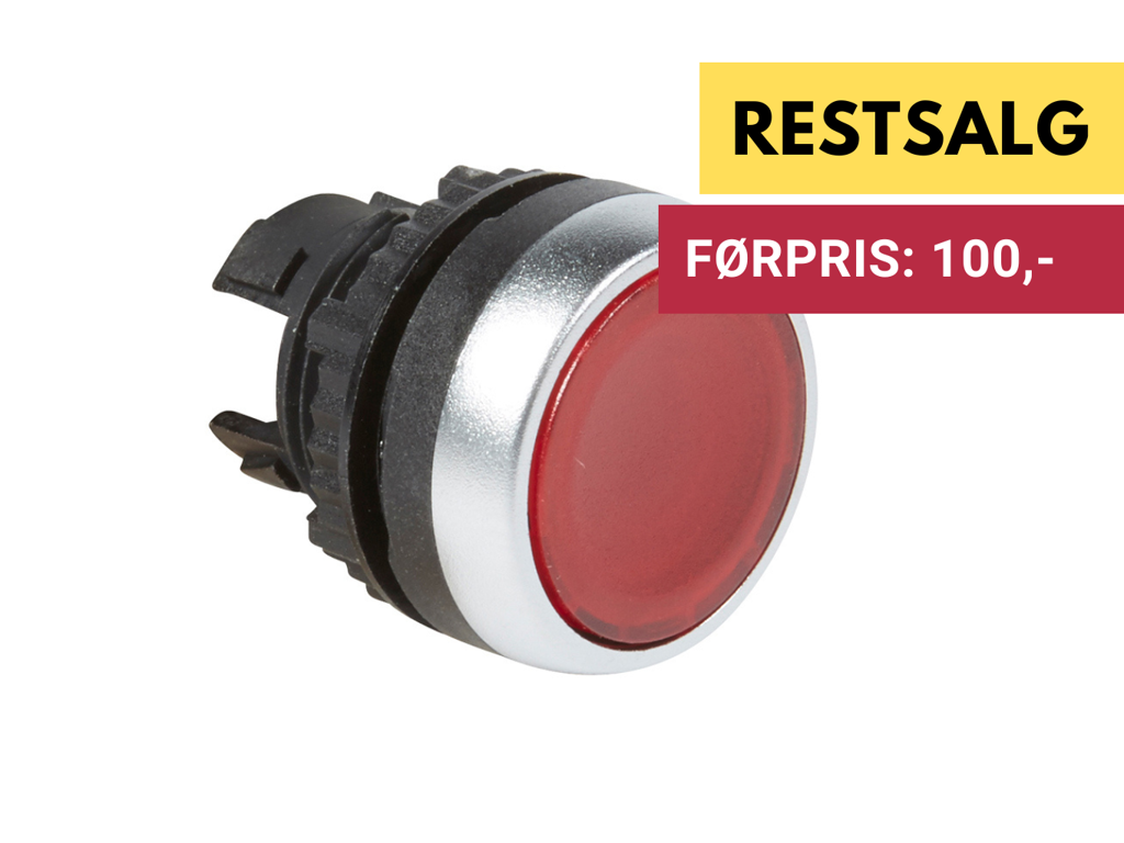 Osmoz tryk flad rød/lys