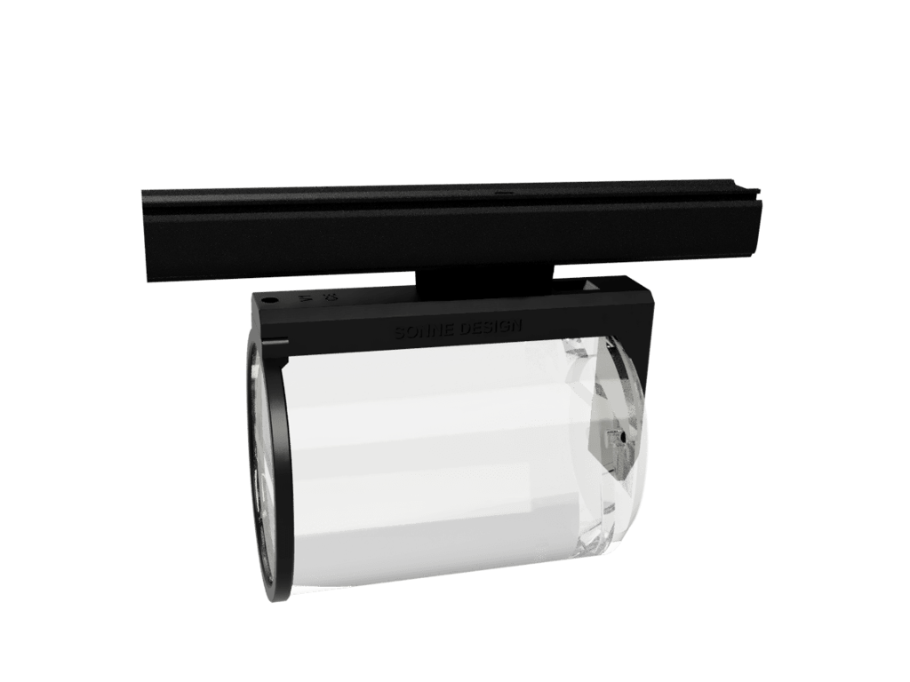 ARC beslag til Sonos ERA100 i sort - Passer til 3-faset globalskinne