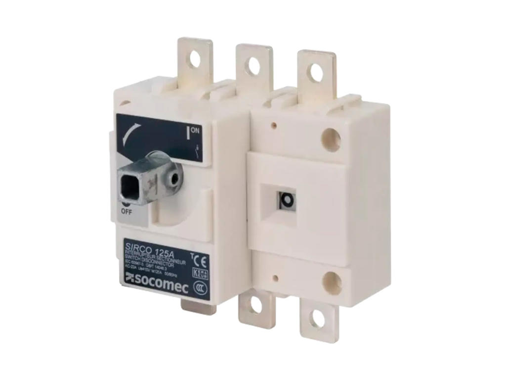 Socomec SIRCO lastbryder 415VAC / 500VDC, 3P 125A