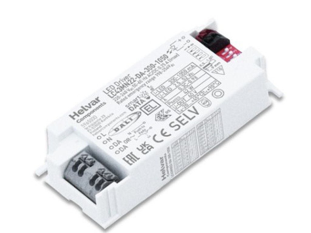 LC43MN22-DA-300-1050, 42 W SELV Dimmbar DALI-2 LED-driver