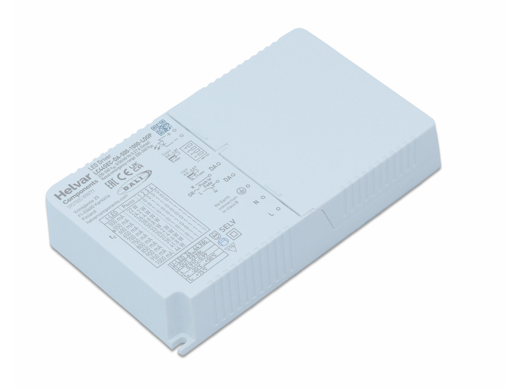 Helvar LED driver LC44SEC-DA-500-1000-LOOP (DALI-2)