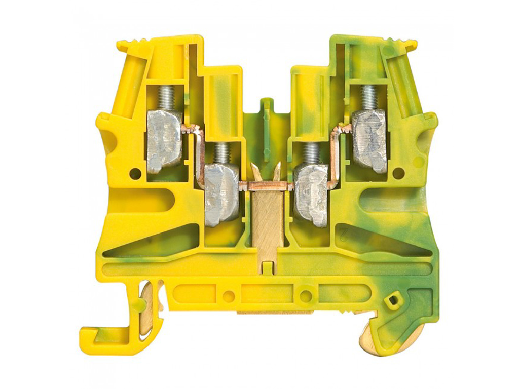 Viking 3 Skrue 4mm² Grøn/Gul 1ind/3ud 