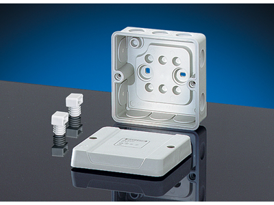 Membrandåse 88x88x47 mm - Grå