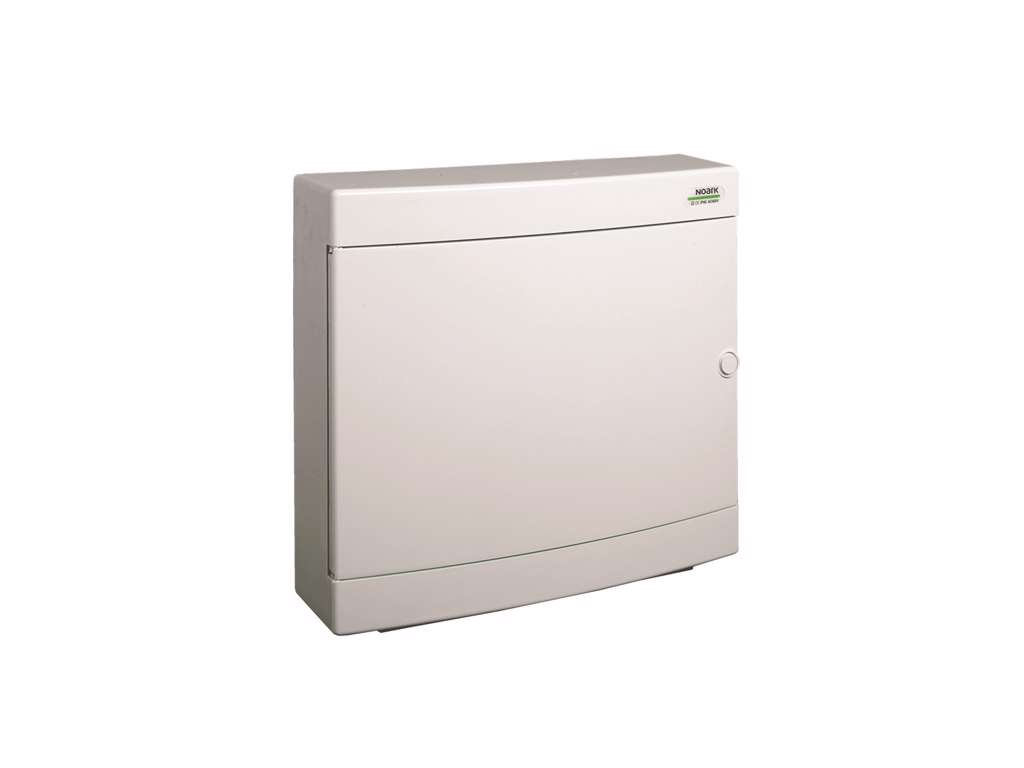 Boligtavle Noark 1 rk. - 1xRCD, 1xRCBO, 2xlys 10A