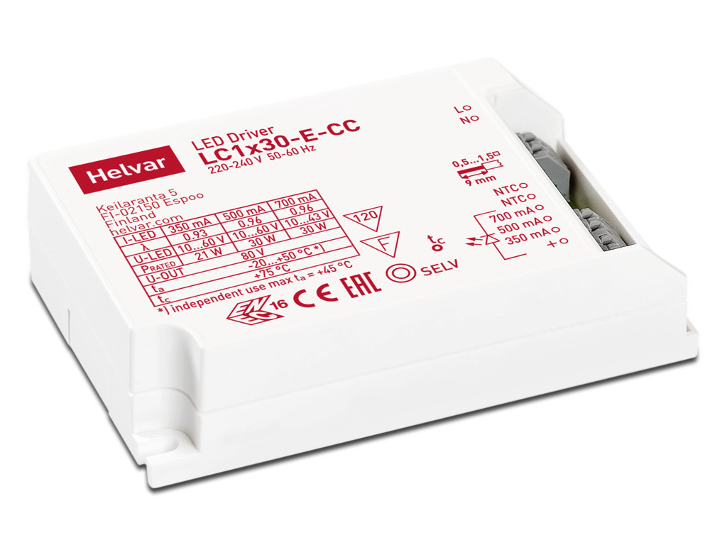 Helvar LED driver LC1x30-E-CC (ON/OFF)