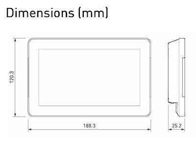 Helvar Scene Touch7 Panel ProDVX Sort