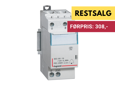 DX3 Ringetransformer 230V-12/8V 2M 8VA