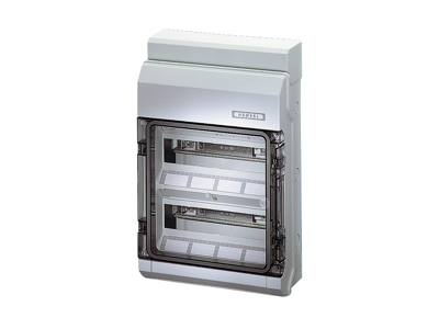 Hensel KV gruppetavle 24 moduler (2x12) med PE- og N klemme - IP65