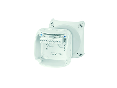 KVIK 104x104mm Grå M20-25 5x1,5-4mm² 