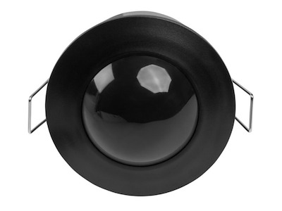 PIR sensor CR-5 (230V, 360°, Ø6m) IP20 - Sort