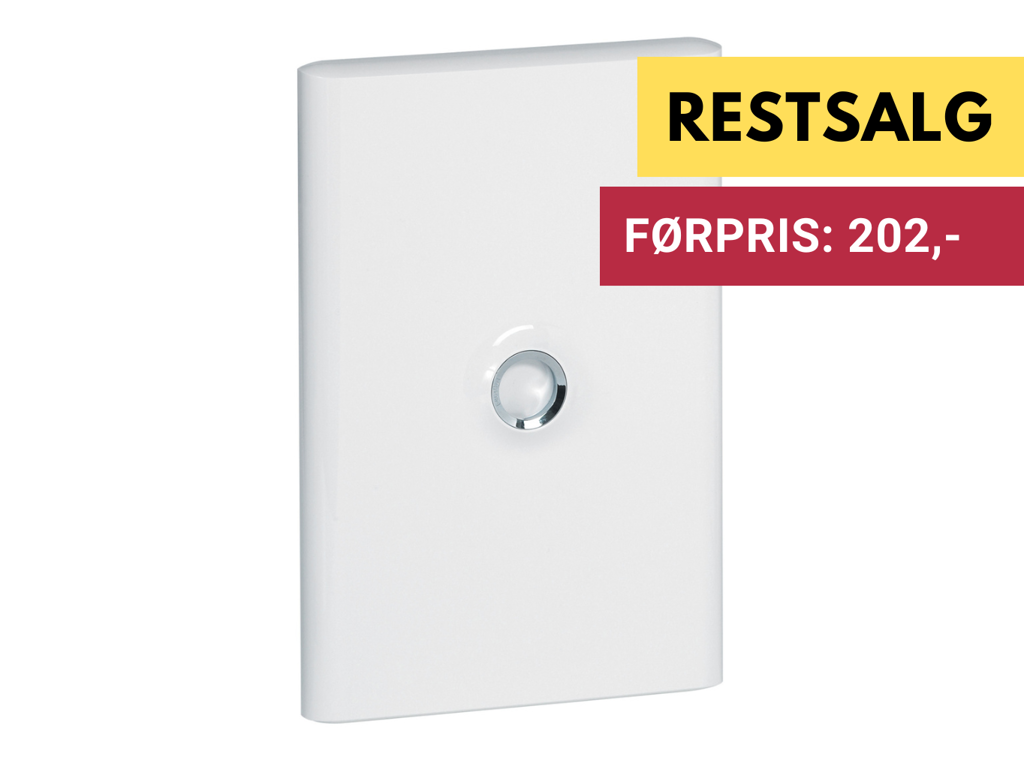 Drivia Dør 2x13M Hvid 