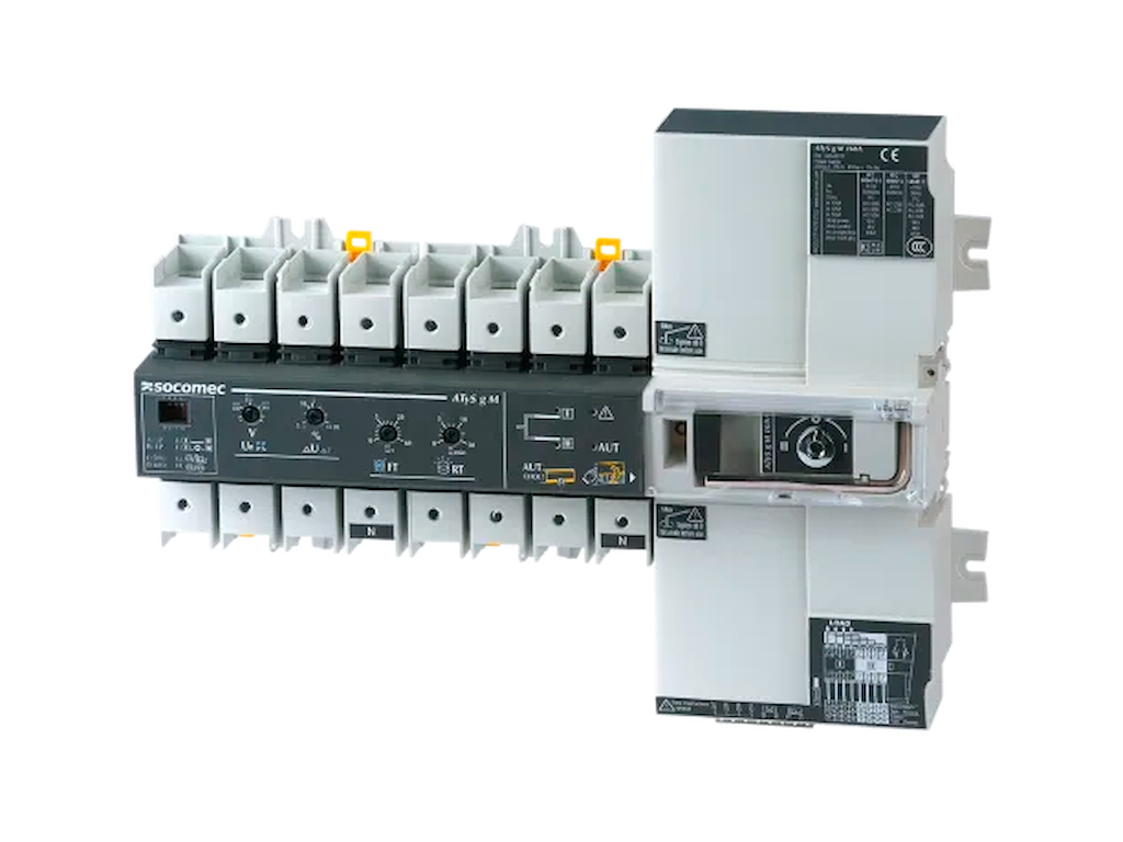 Socomec ATyS g M automatisk omskifter, 4P 80A