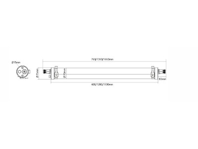 PipeLED-C 30W-840-IP66-tænd/sluk