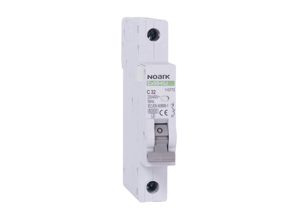 Noark slim automatsikring C 10A 1P 0,75M 6kA