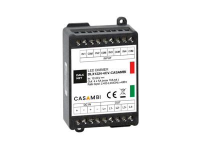 Casambi DLX1224 4-kanals LED dæmper og driver