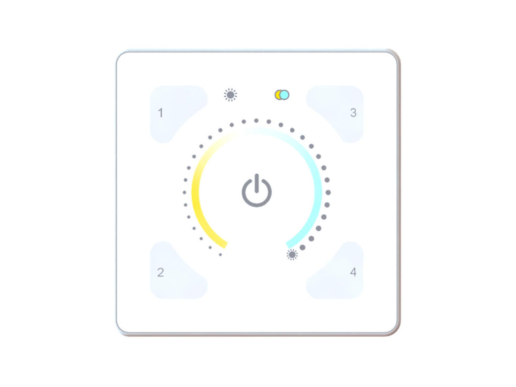 Helvar ILLUSTRIS® panel Colour Temperature i plast - Hvid